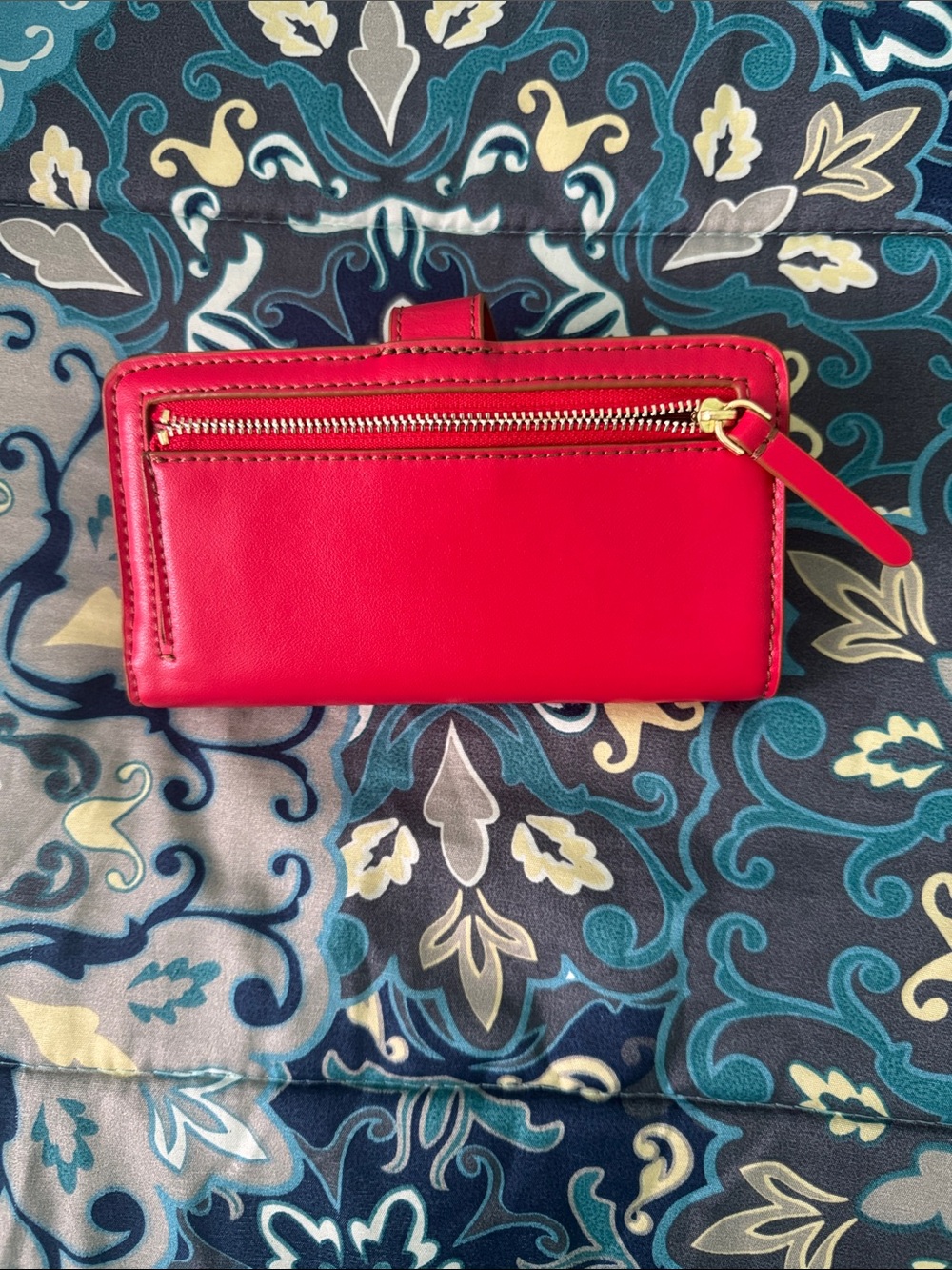 Vera Bradley Red Leather Wallet - Picture 3 of 4